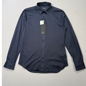 Matinique Men's Matrostol Button-Down Shirt, Dark Navy Small, $128
